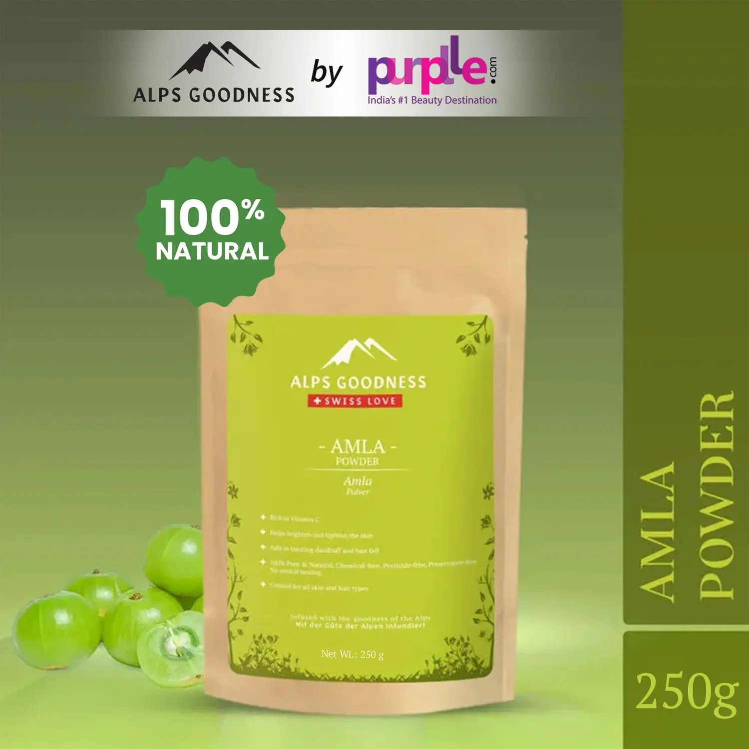 Alps Goodness Powder - Amla (250 g)