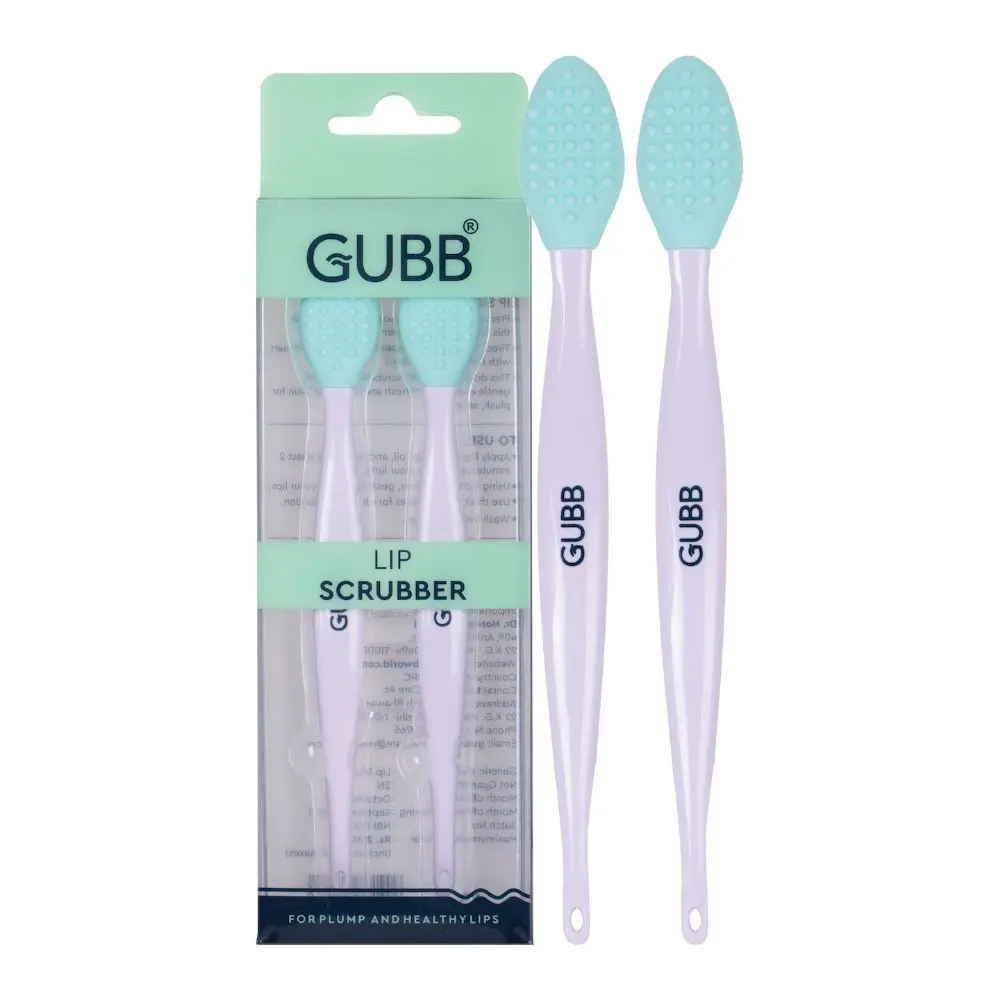 GUBB Lip Scrubber For Plump And Healthy Lips - Dual Sided Benefits, Promises Soft & Shiny Lips