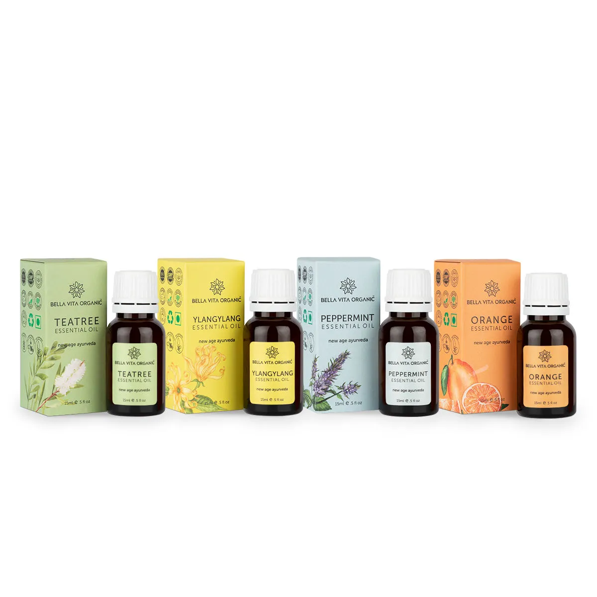 Bella Vita Organic Essential Oils - Pack Of 4