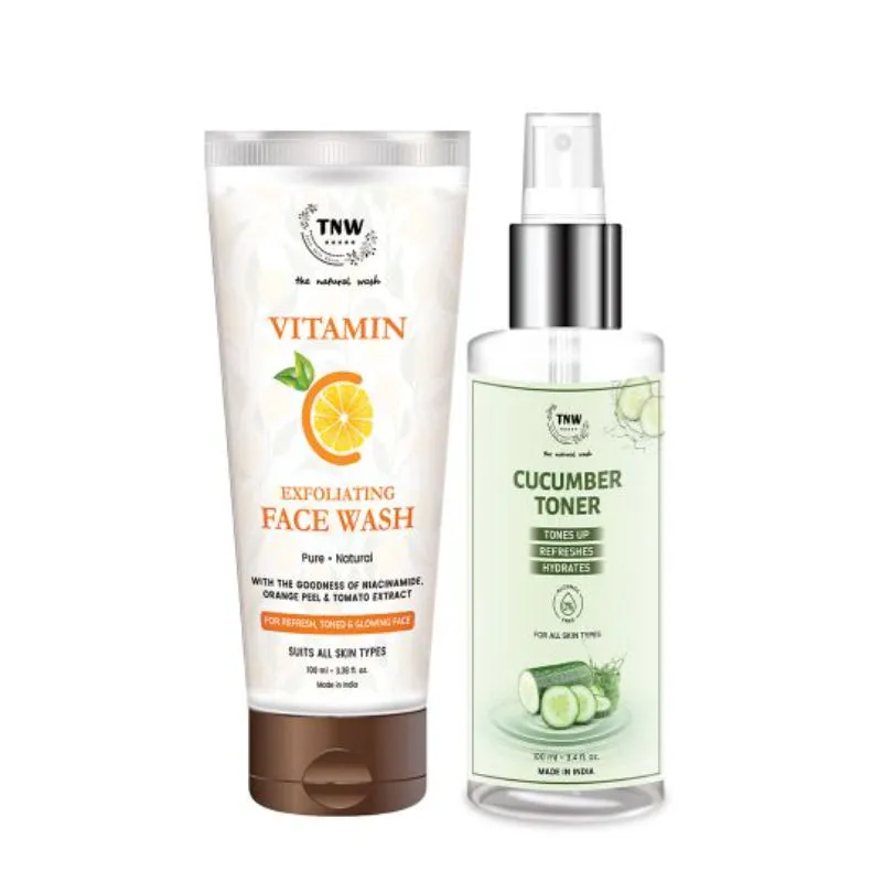 TNW The Natural Wash Vitaminc Face Wash + Cucumber Toner