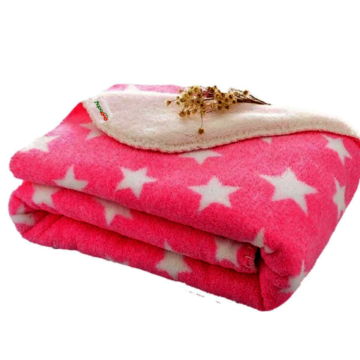 OYO BABY Star Pink Baby Blanket Wrapper cum Sleeping Bag / Baby Blanket / Blanket For Baby / Blanket