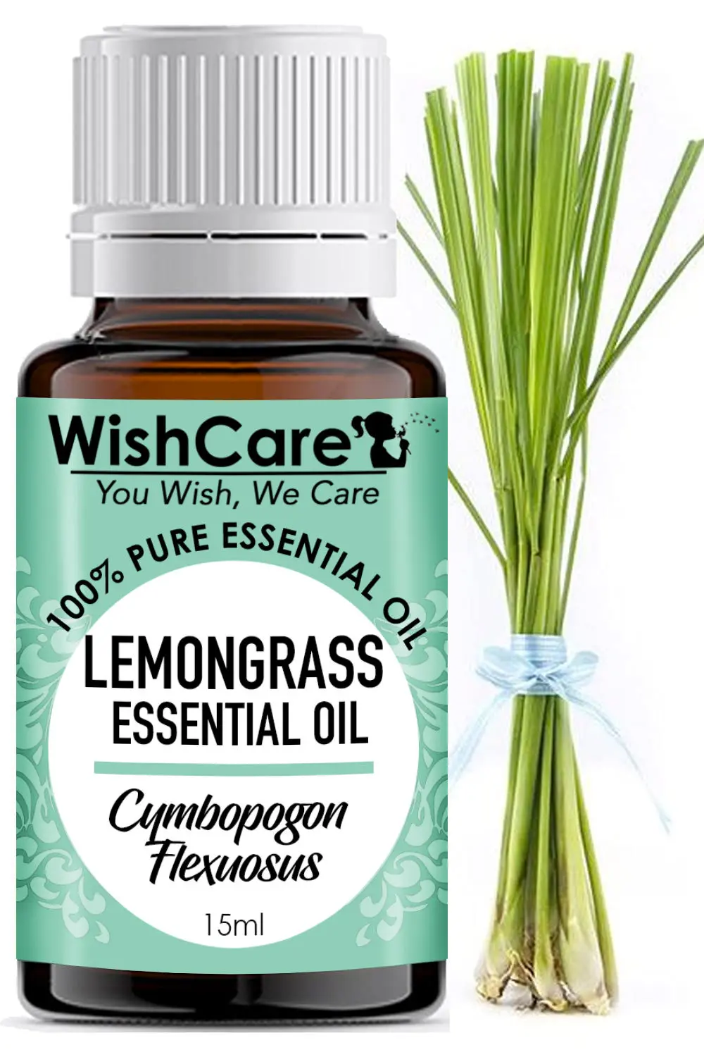 WishCare Pure Lemongrass Essential Oil - 15 ML