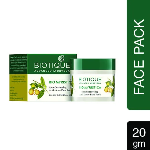 Biotique Bio Myristica Spot Correcting Anti-Acne Face Pack