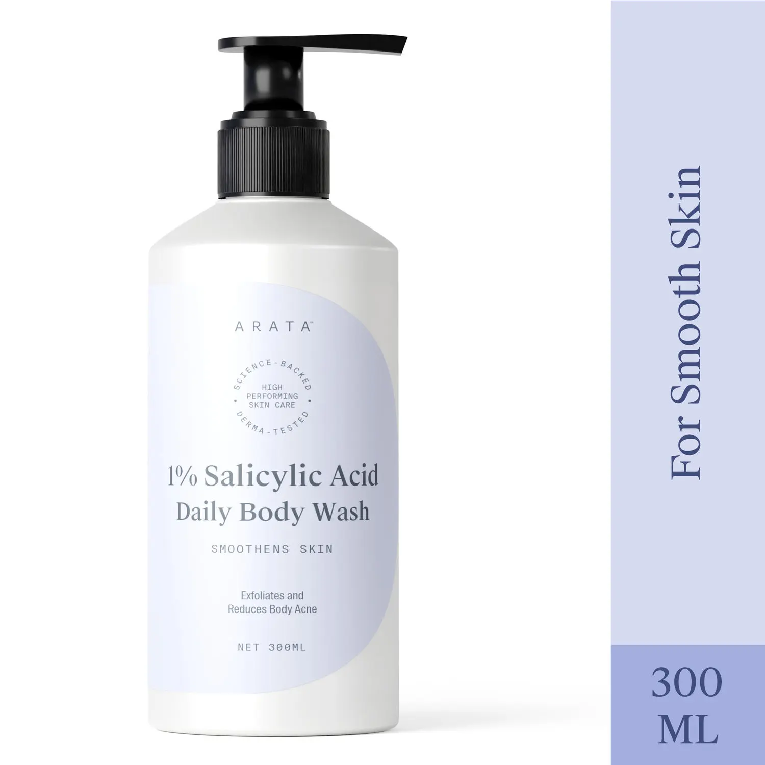 Arata 1% Salicylic Acid Daily Body Wash for Smooth Skin - 300ml