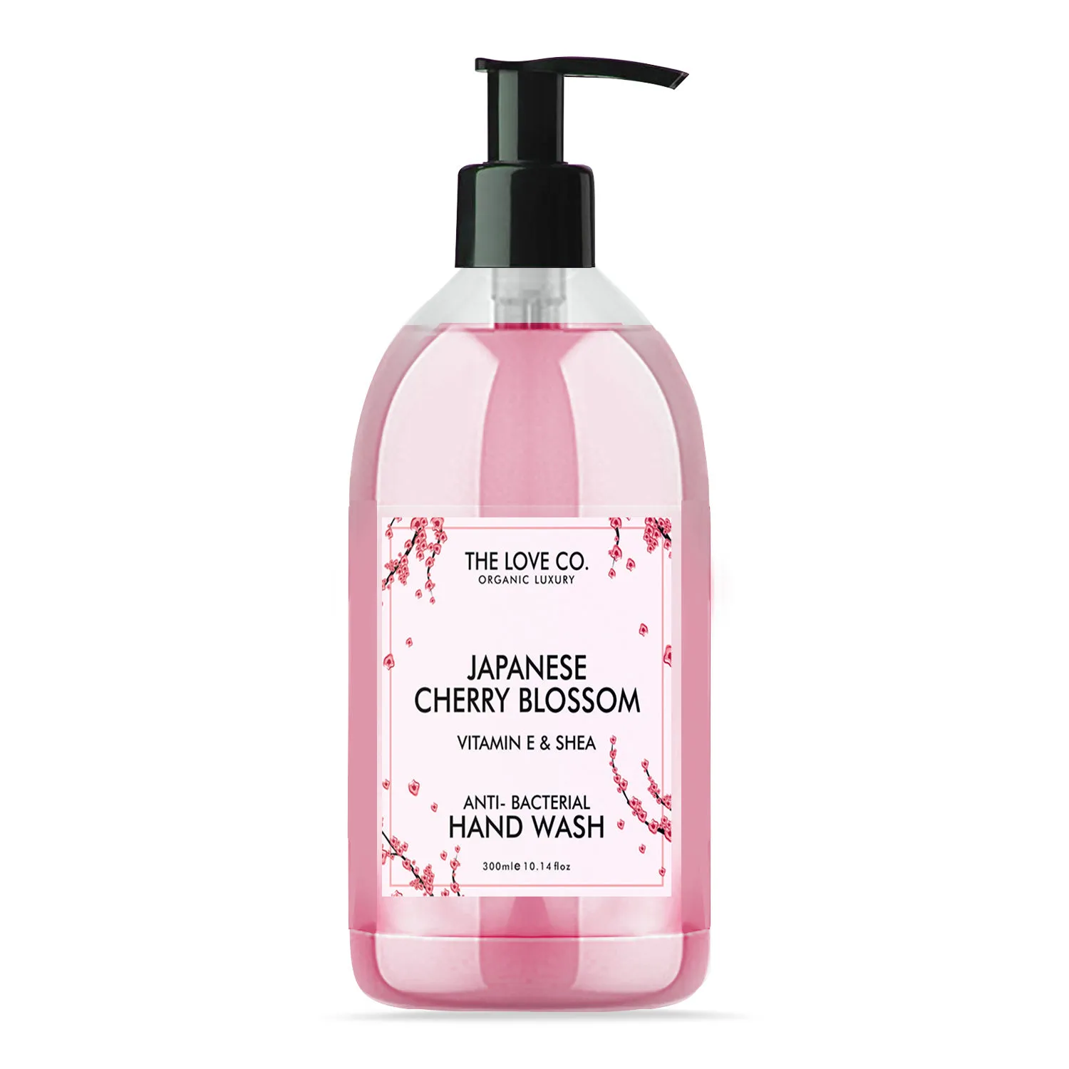 The Love Co. Hand Wash, Japanese Cherry Blossom Hand Wash For Clean & Moisturizing Hand