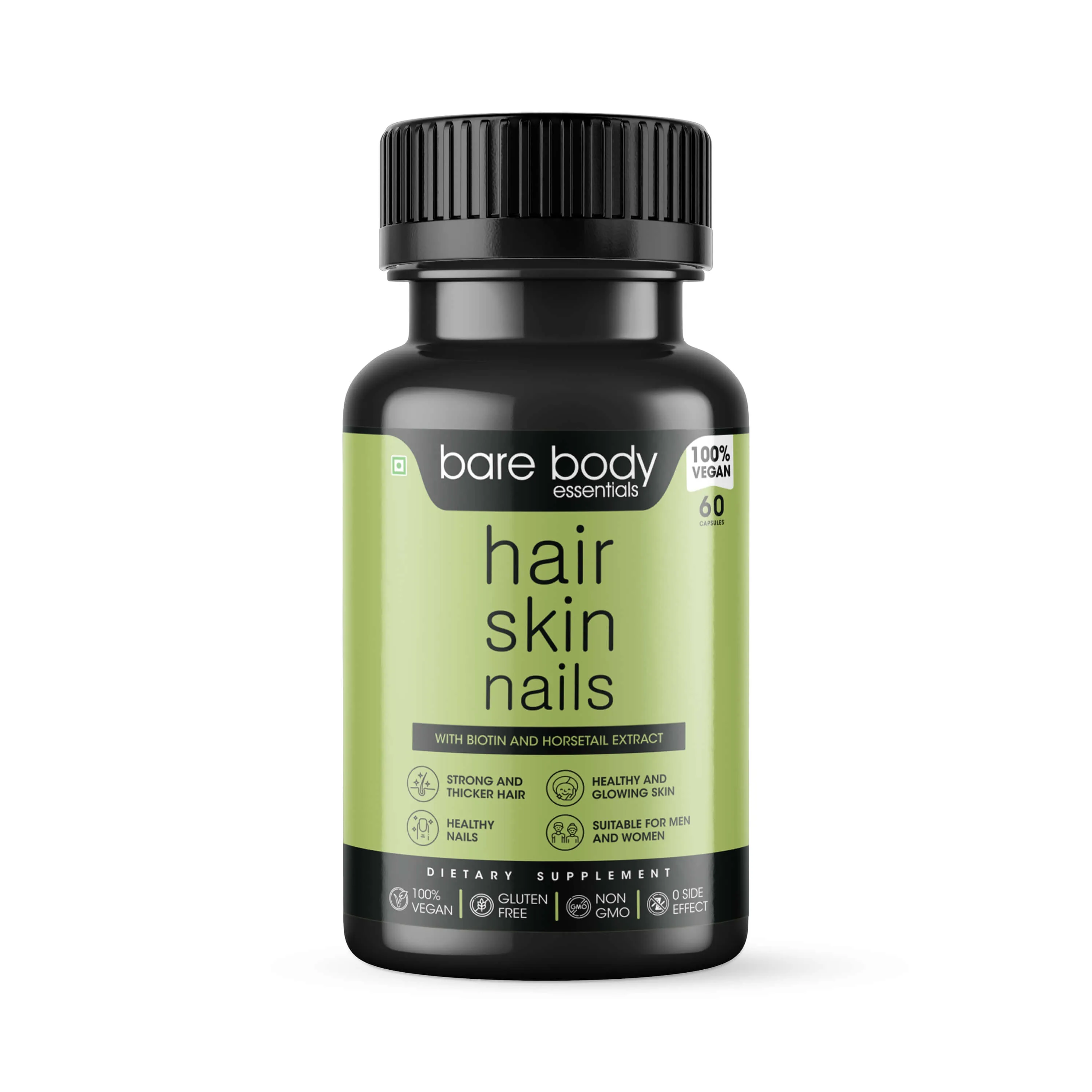 Bare Body Essentials Hair Skin Nails - 60 Capsules