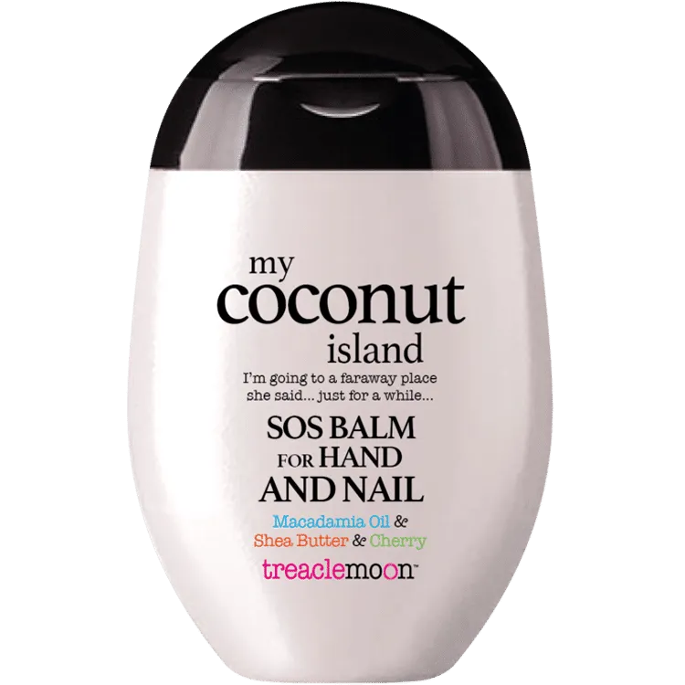 Treaclemoon Hand & Nail Sos Repari Balm Cream , My Coconut Island