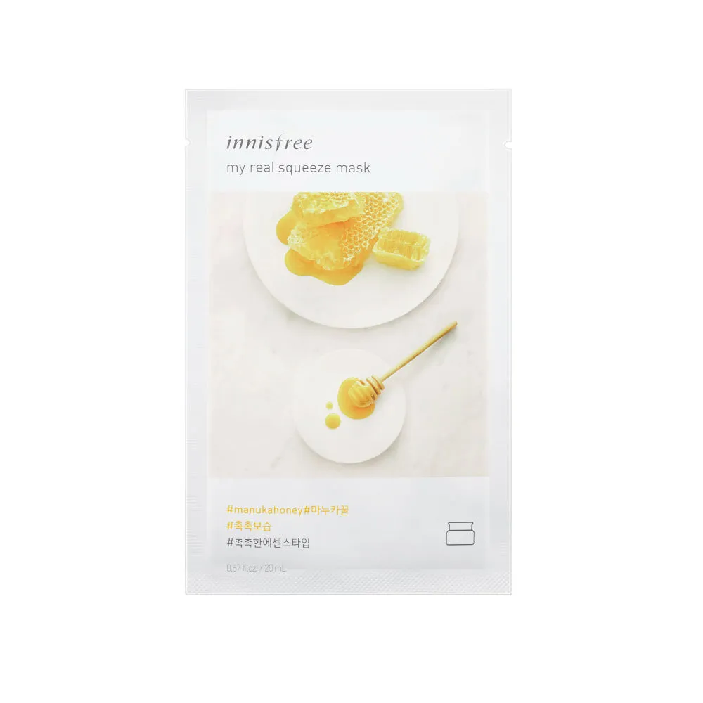 Innisfree My Real Squeeze Sheet Mask - Manuka Honey