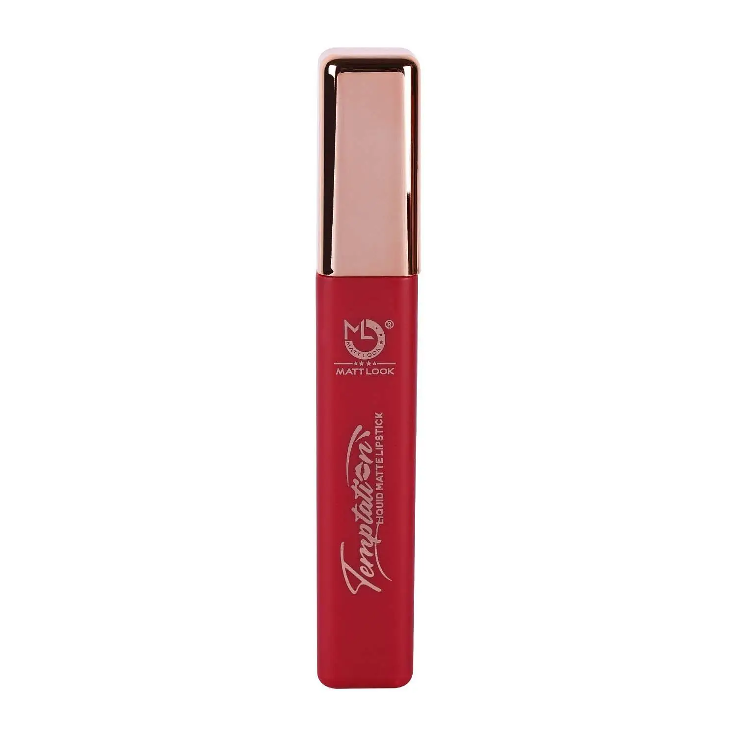 Matt look Lip Makeup Temptation Liquid Matte Lipstick, Red Velvet (5ml)