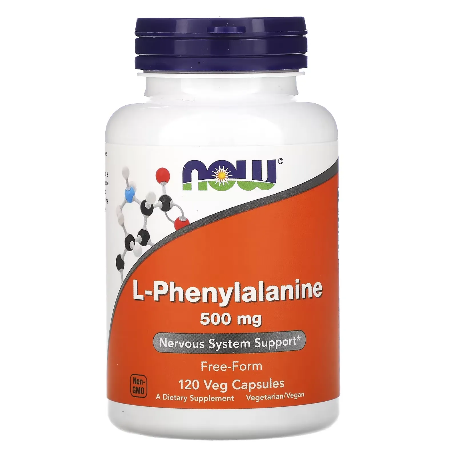 L-Phenylalanine, 500 mg, 120 Veg Capsules