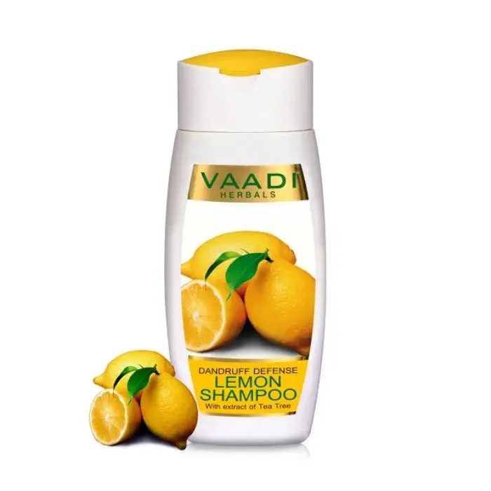 Vaadi Herbals Dandruff Defense Lemon Shampoo with Tea Tree Extract (110 ml)