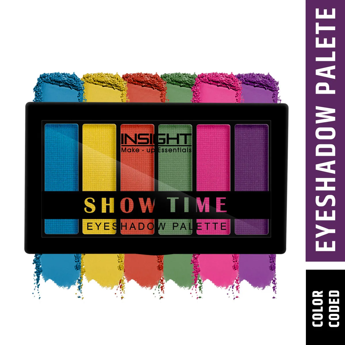 Insight Cosmetics Show Time Eyeshadow Palette - Color Coded