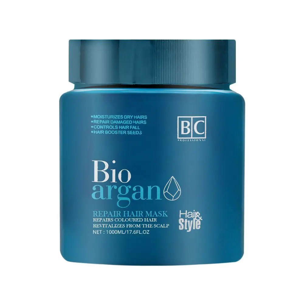 Berina Bio Argan Oil Hair Repair Mask - 1000ml (Steel Blue)