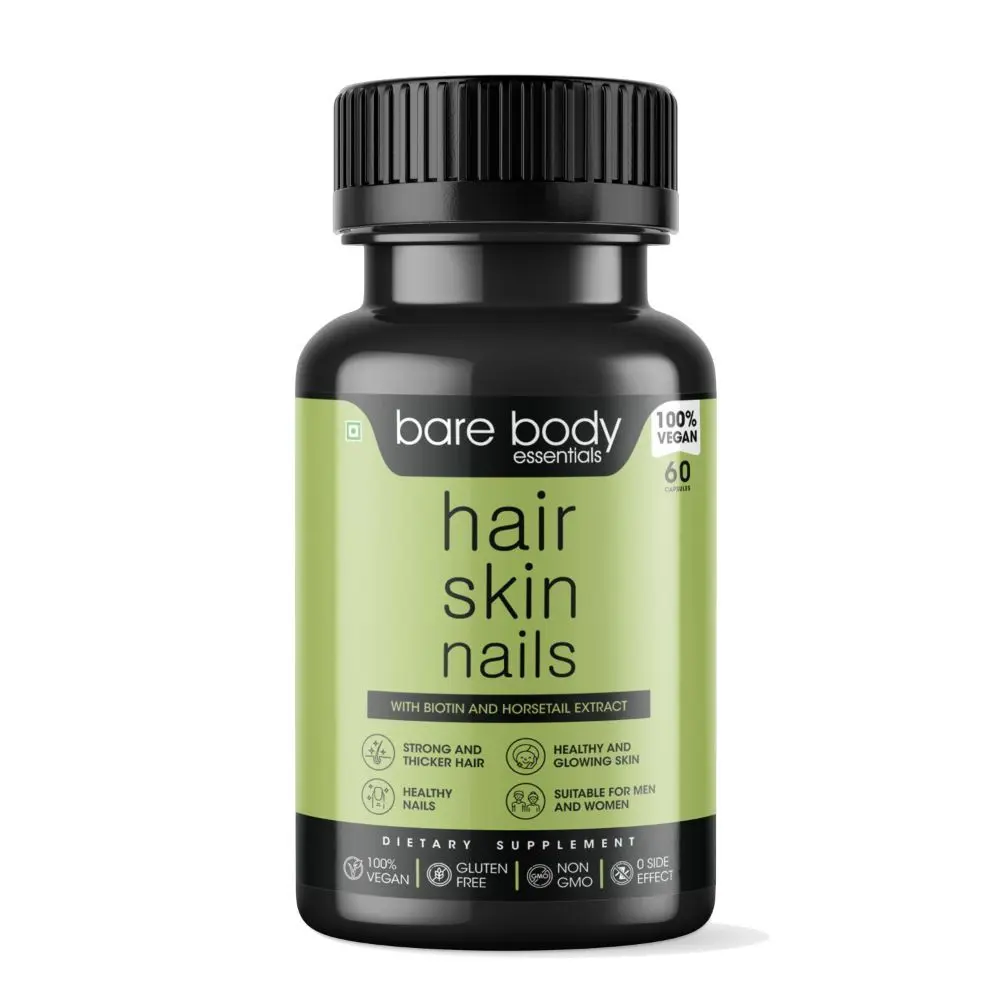 Bare Body Essentials Hair Skin Nails - 60 Capsules