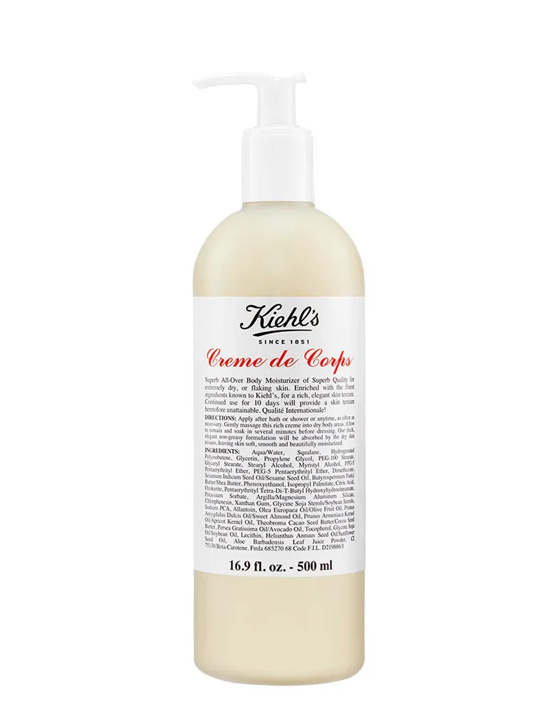 Kiehl's Creme De Corps Body Moisturizer With Pump