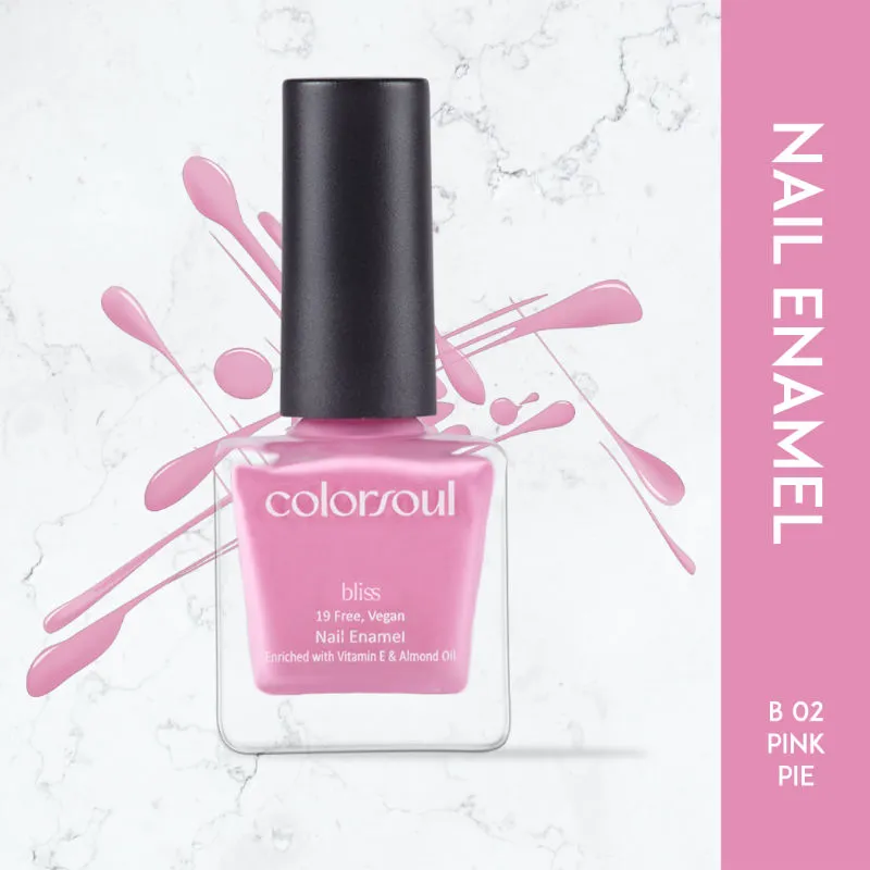 ColorSoul Bliss Nail Enamel - Pink Pie