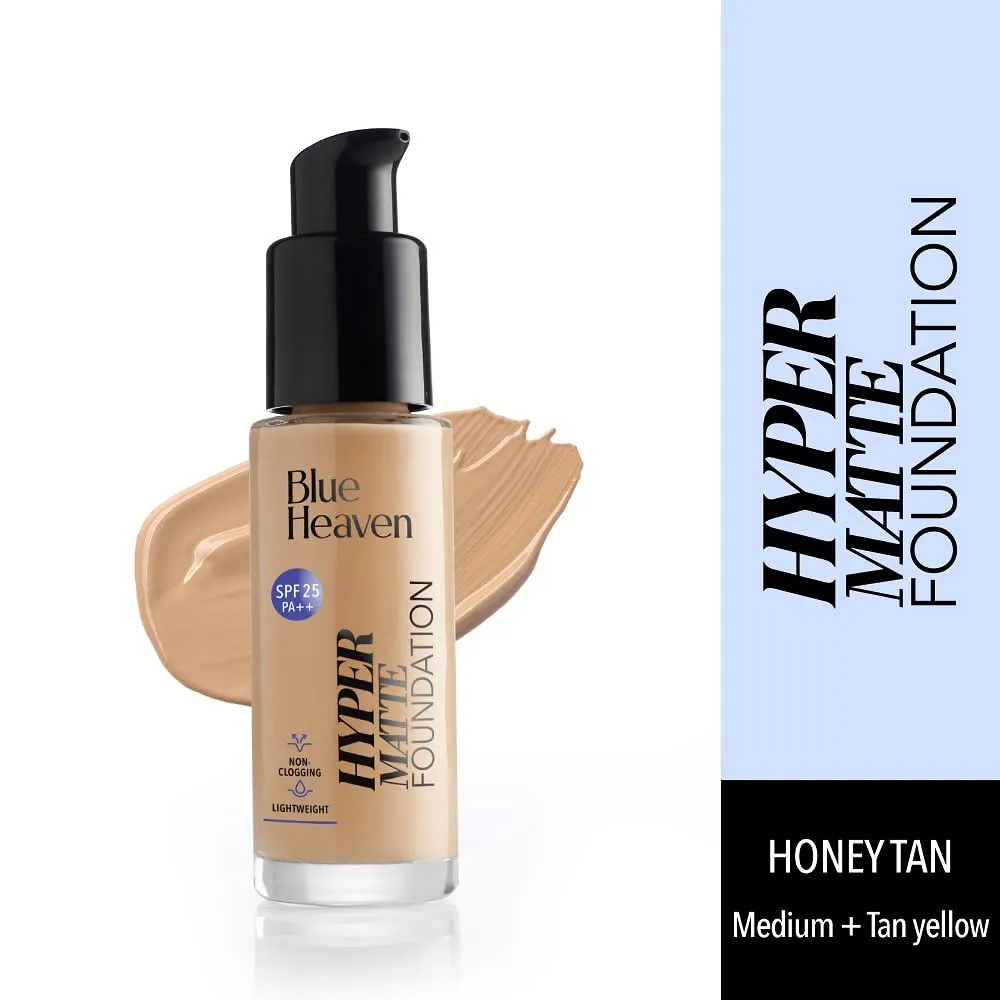 Blue Heaven Hyper Matte Foundation - 601 Honey Tan