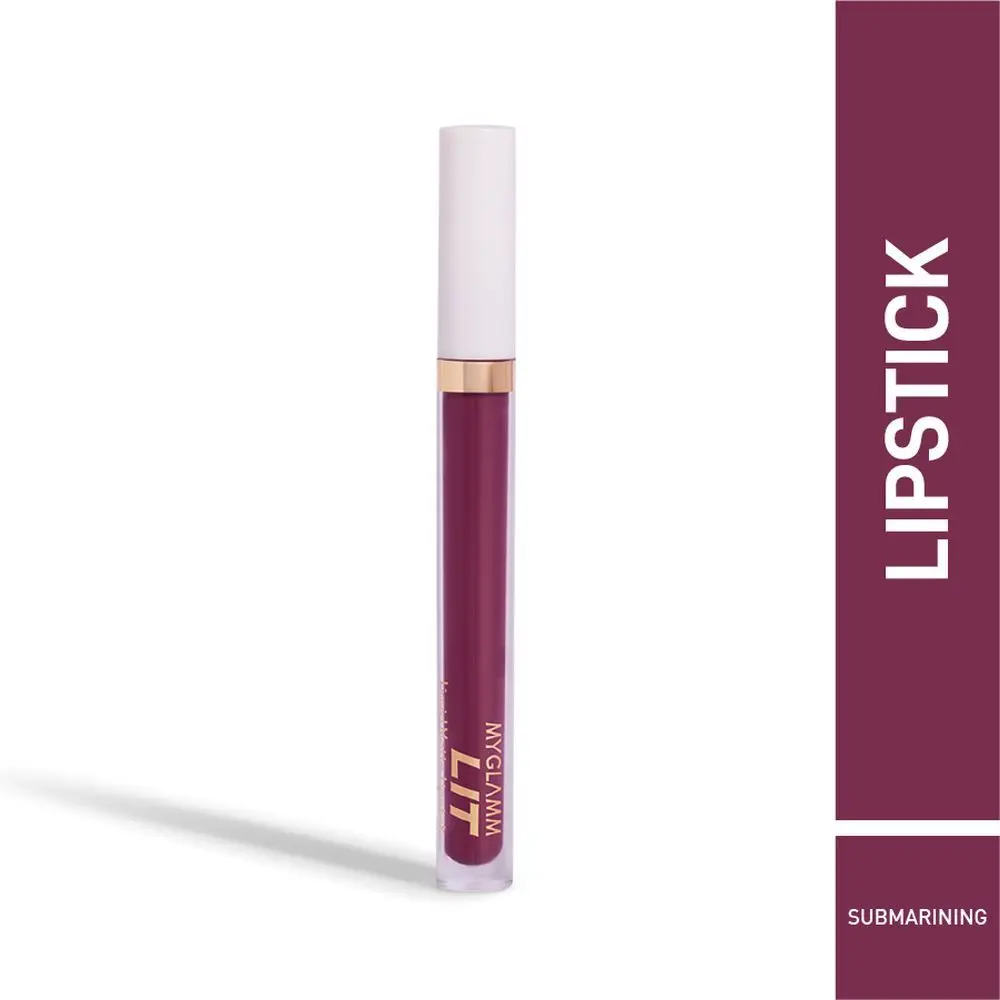 MyGlamm LIT Liquid Matte Lipstick-Submarining-3ml