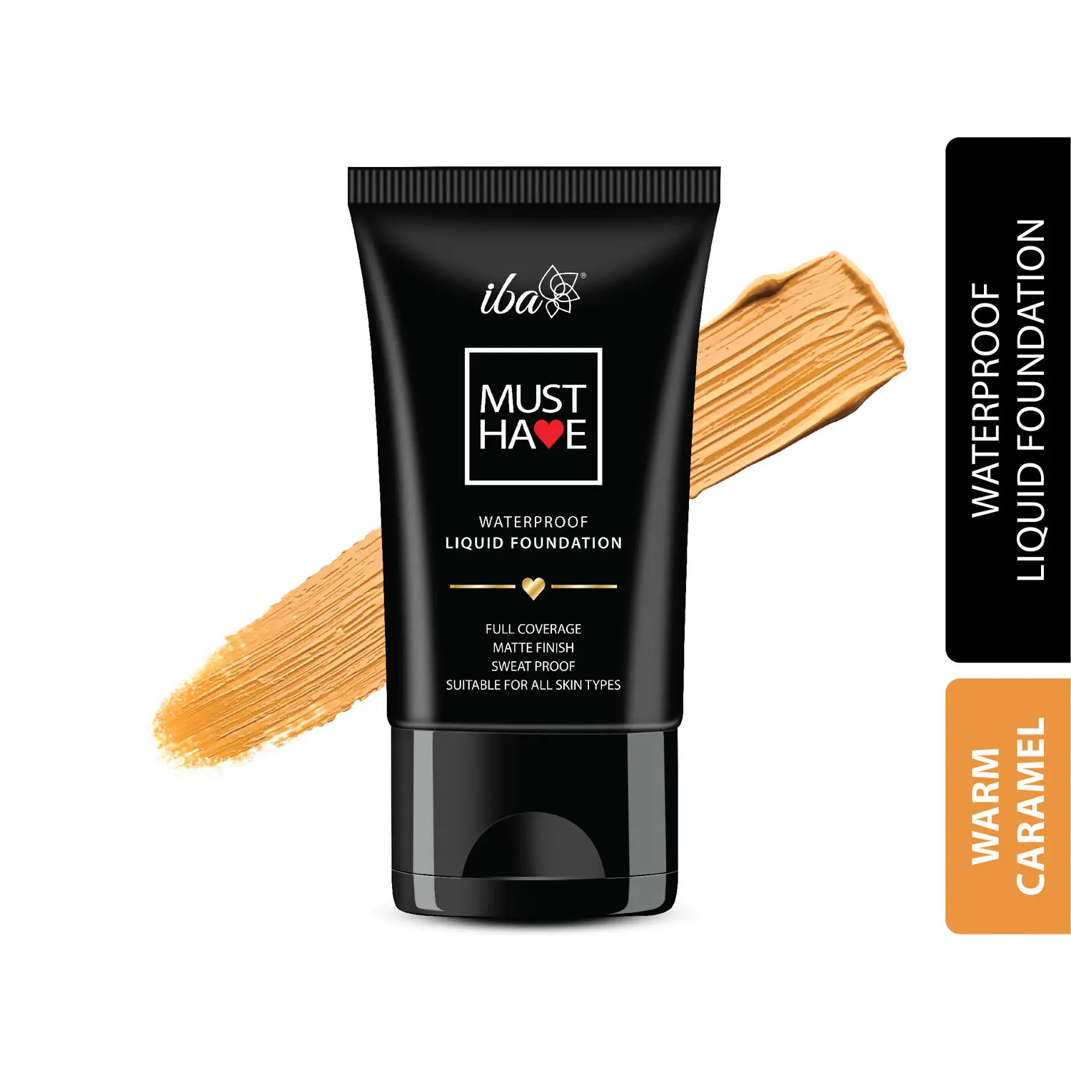 Iba Must Have Waterproof Liquid Foundation - Warm Caramel