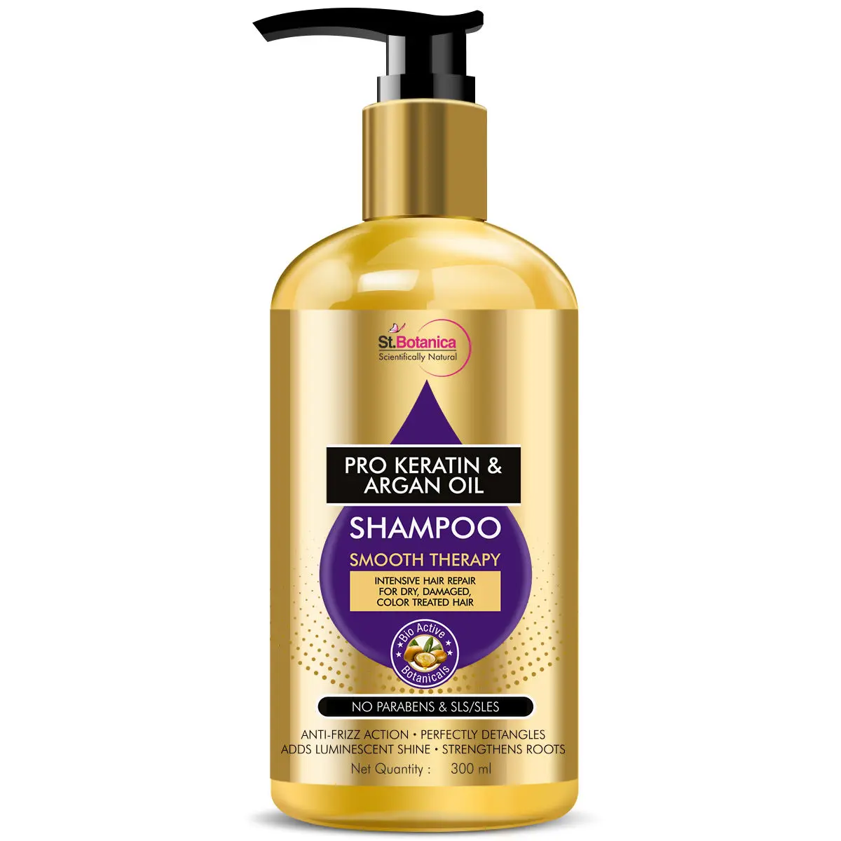 St.Botanica Pro Keratin & Argan Oil Smooth Therapy Shampo (300 ml)