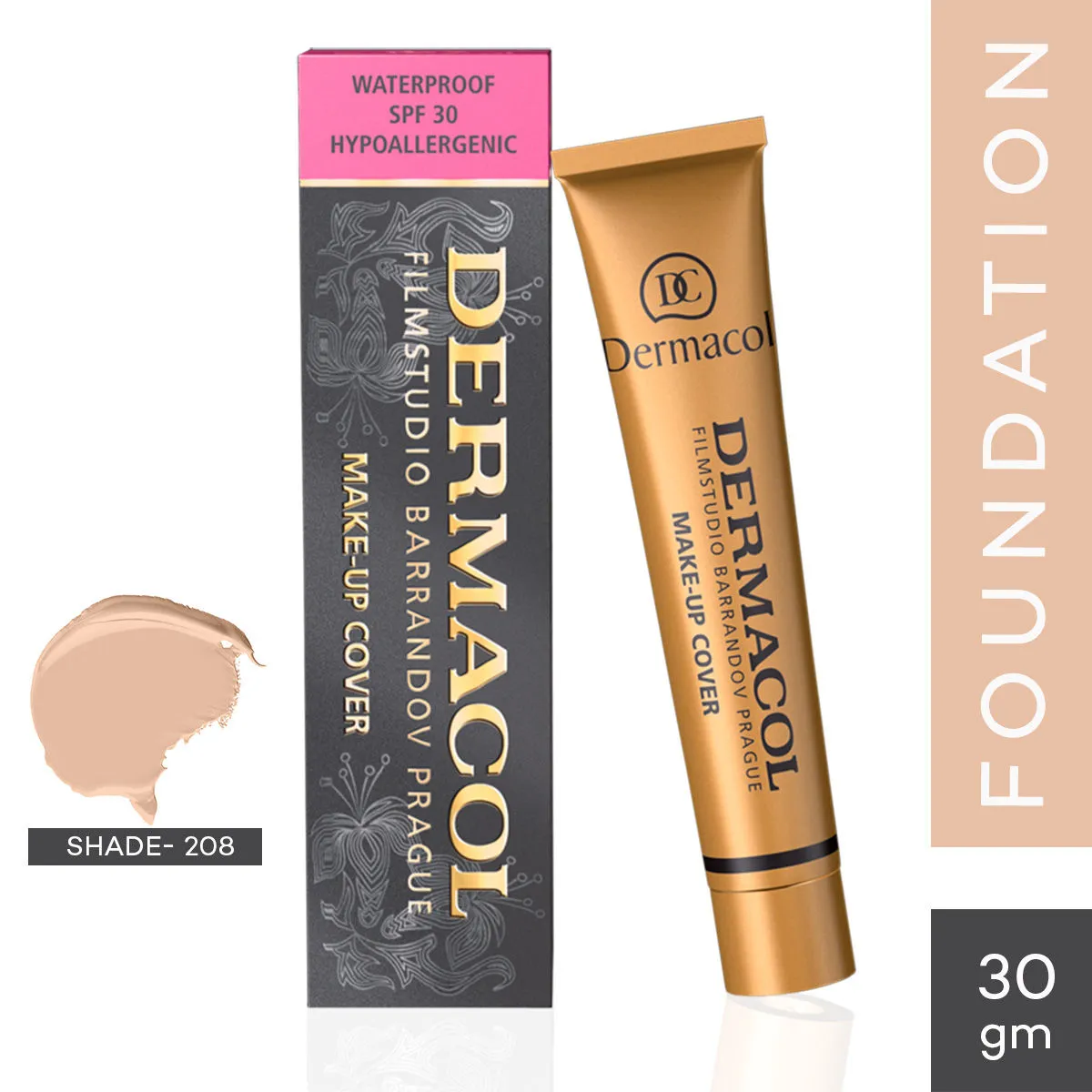 Dermacol Make Up Cover Foundation SPF 30 - 208