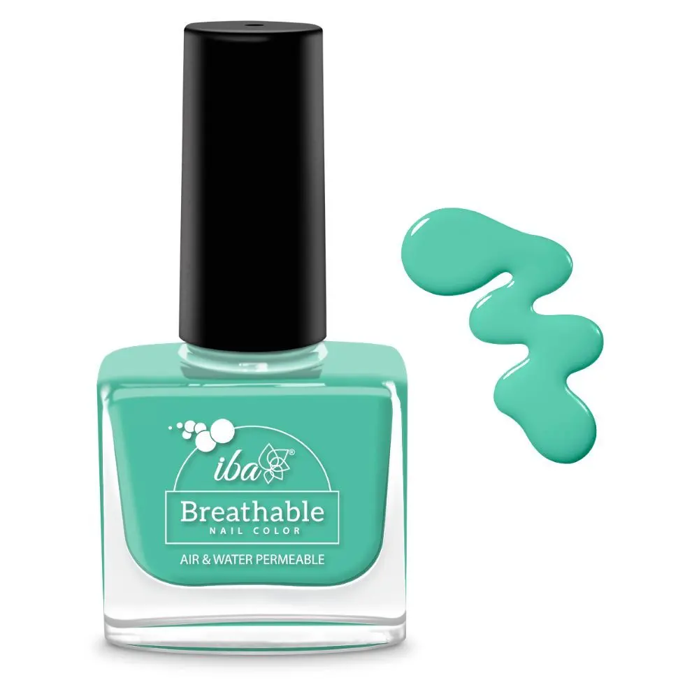 Iba Breathable Nail Color - B19 Aqua Swirl (9 ml)