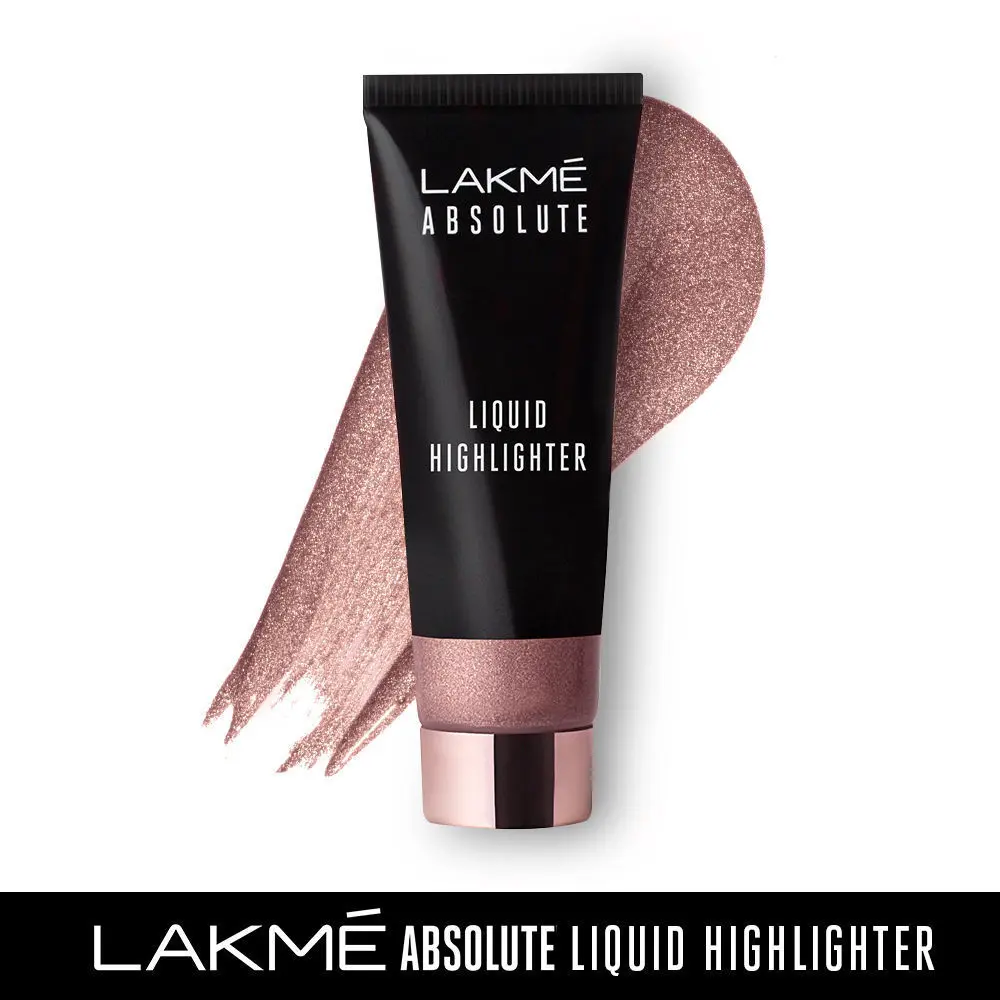 Lakme Absolute Liquid Highlighter, Rose Gold, 25 g