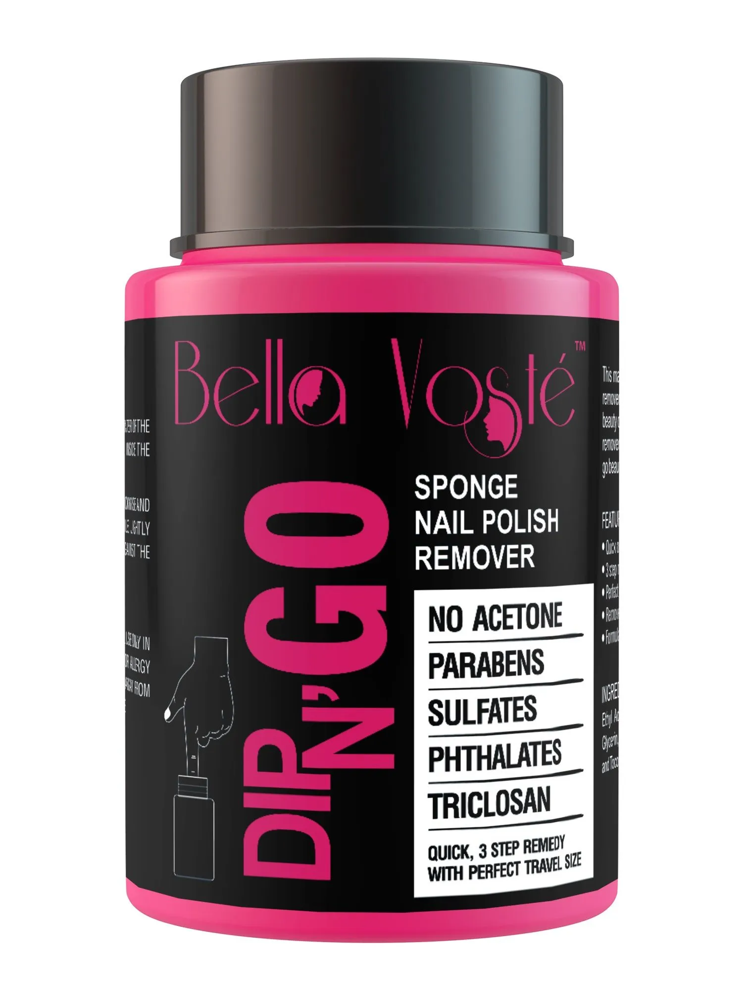 Bella Voste Dip N Go Sponge Nail Polish Remover