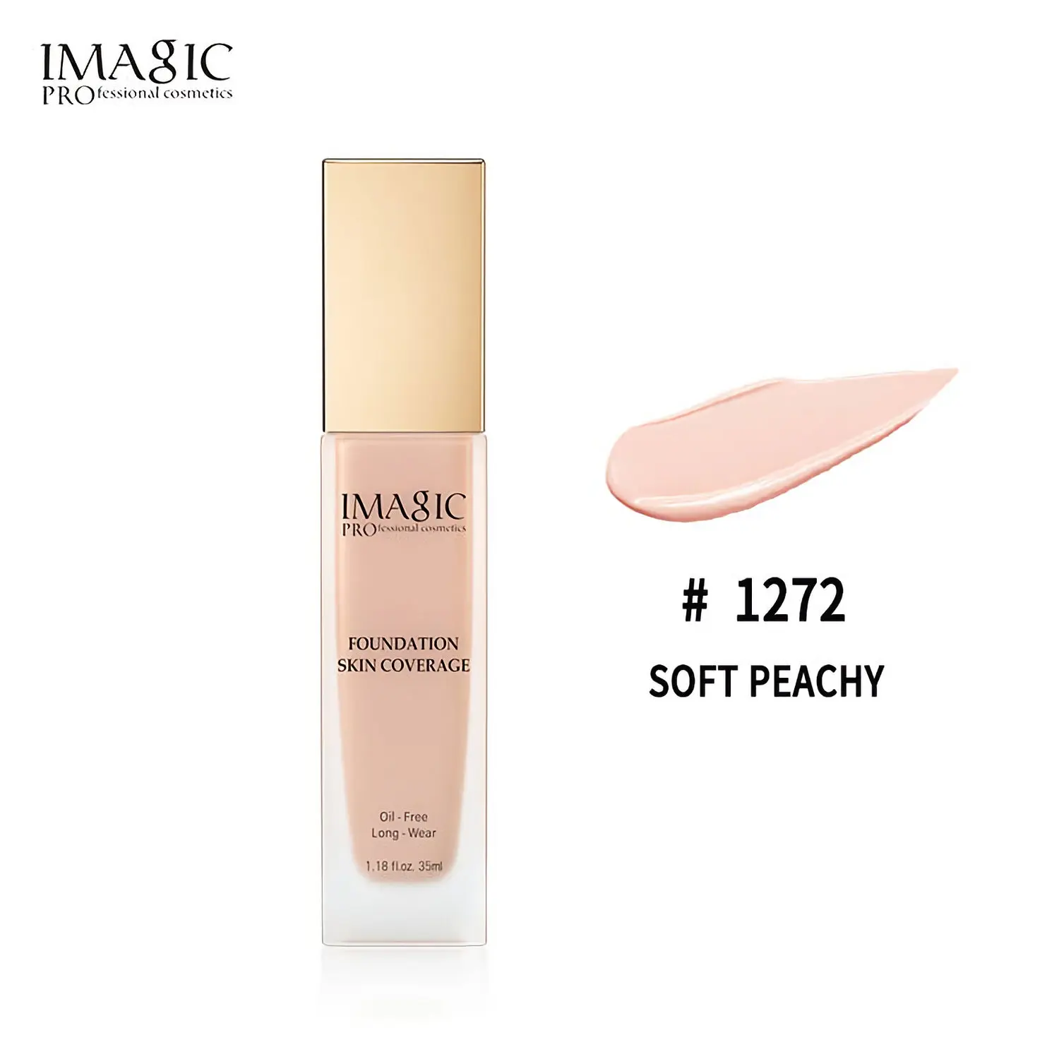 IMAGIC PROfessional Makeup Skin Coverage Foundation FA127-02 SOFT PEACHY