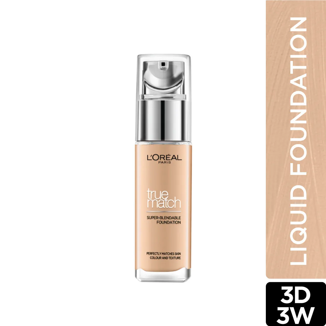 L'Oreal Paris True Match Super-Blendable Foundation - D3W3 Golden Beige