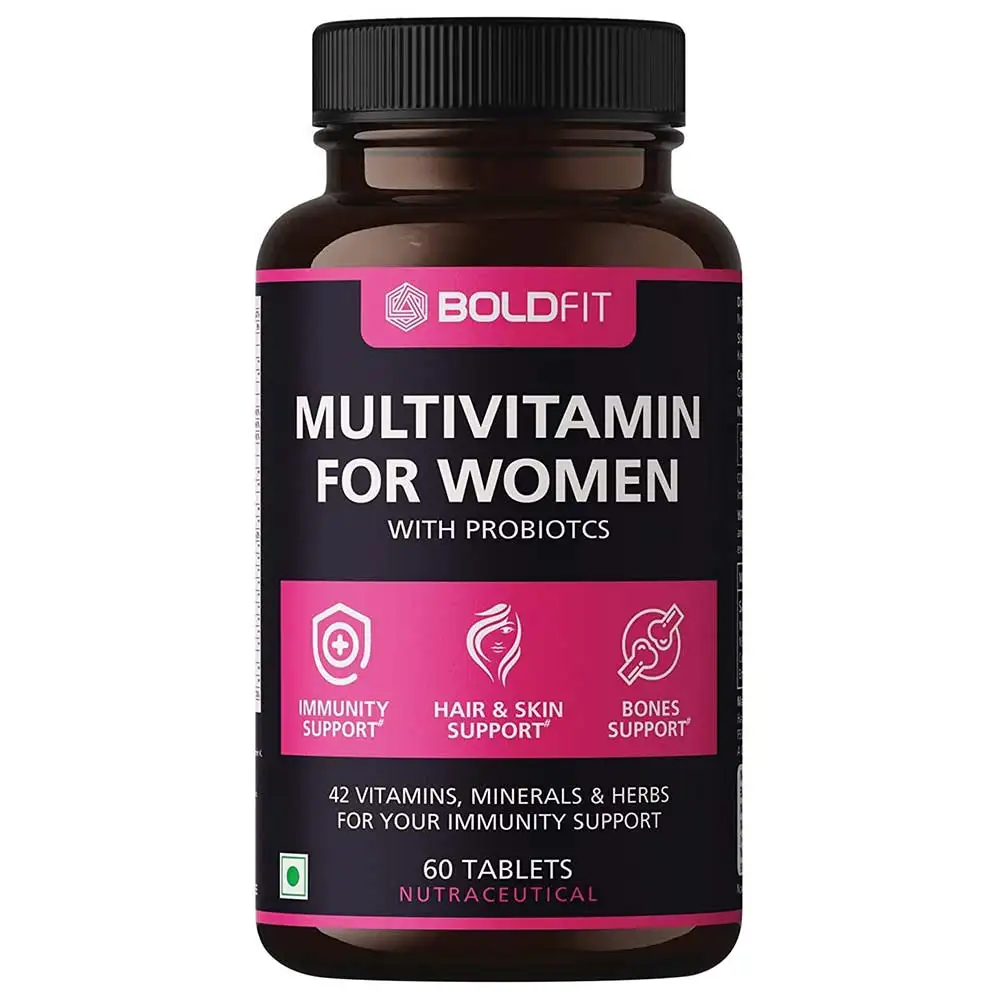 Boldfit Multivitamin For Women,  60 tablet(s)  Unflavoured