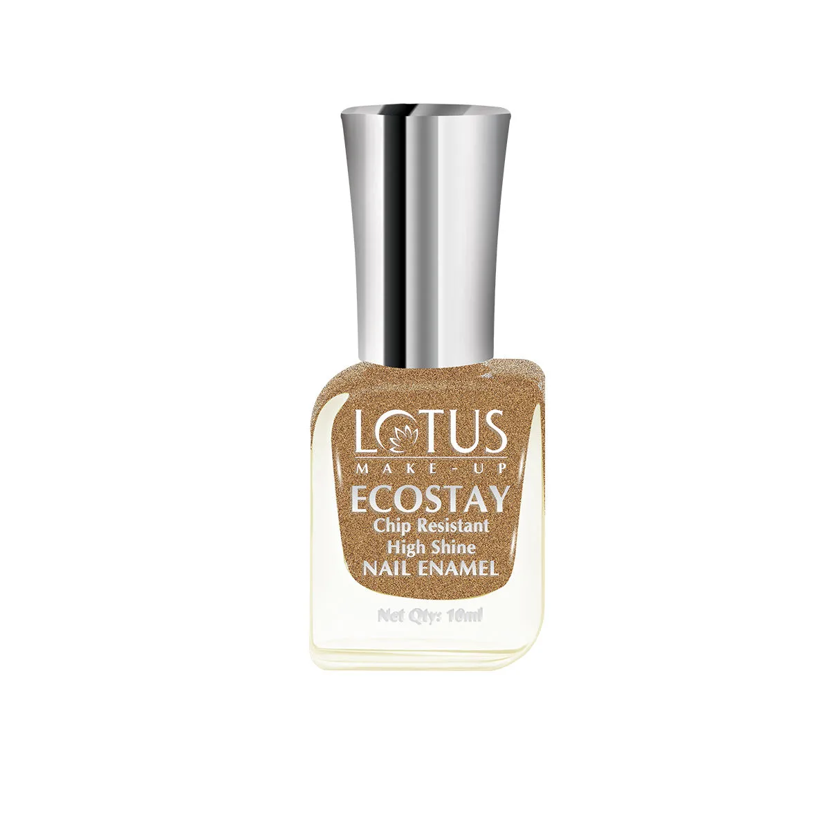 Lotus Make Up Ecostay Nail Enamel - Gold Frost