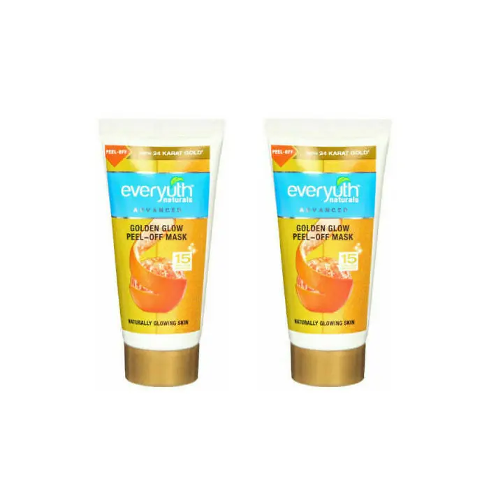 Everyuth Naturals Advanced Golden Glow Peel-off Mask with 24K Gold (30 g) Pack of 2