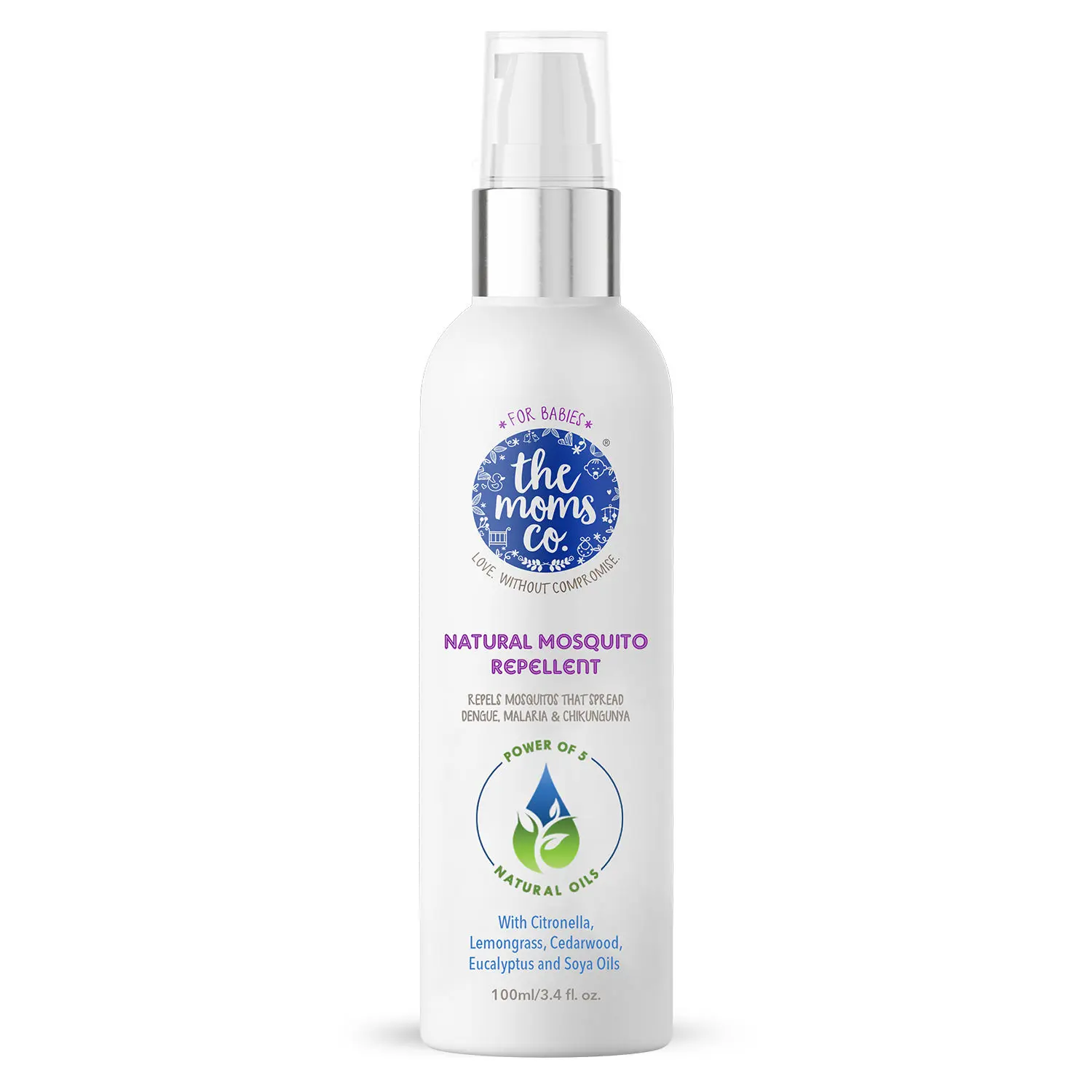 The Moms Co. Natural Mosquito Repellent (100 ml)