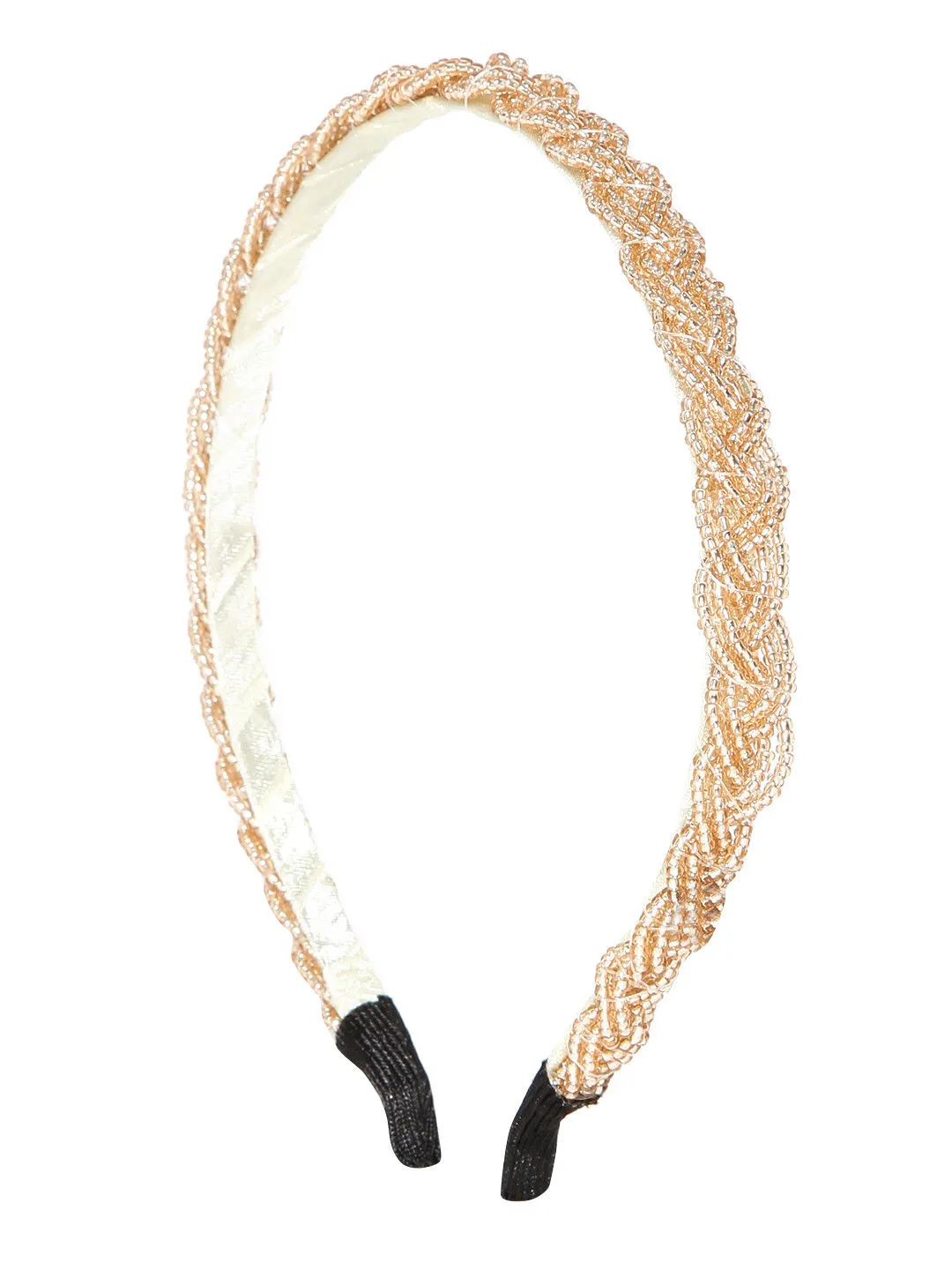 Toniq Gold Braided Hair Band