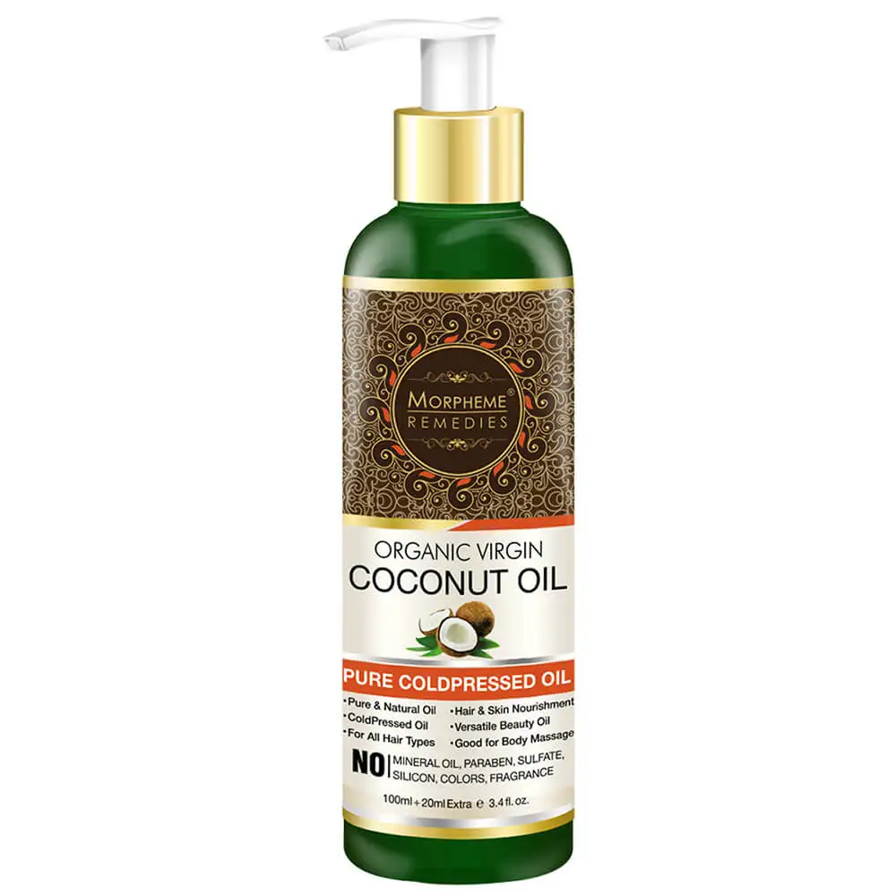 Morpheme Remedies Organic Virgin Coconut Oil,  120 ml  All Type Hair