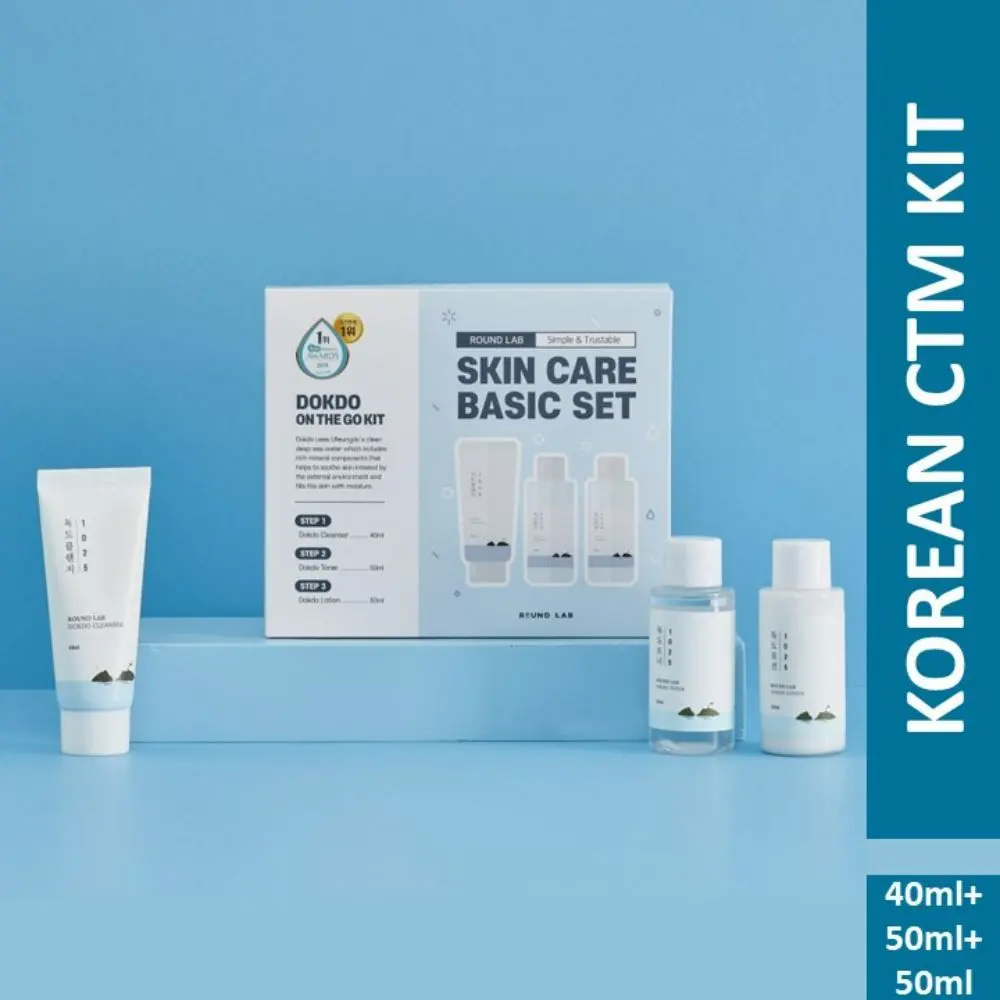 Round Lab 1025 Dokdo On The Go Kit | Korean Skin Care