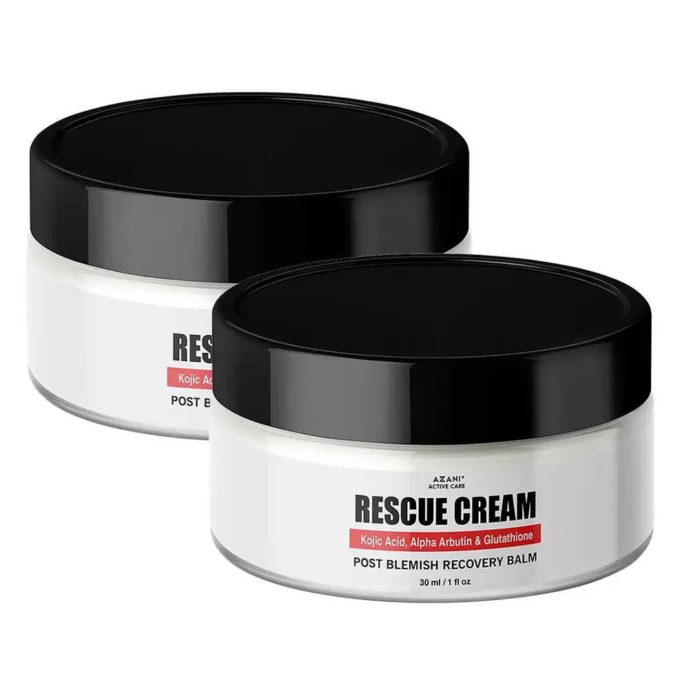 Azani Active Care Rescue Cream,  30 ml  for All Skin Types (Pack of 2)