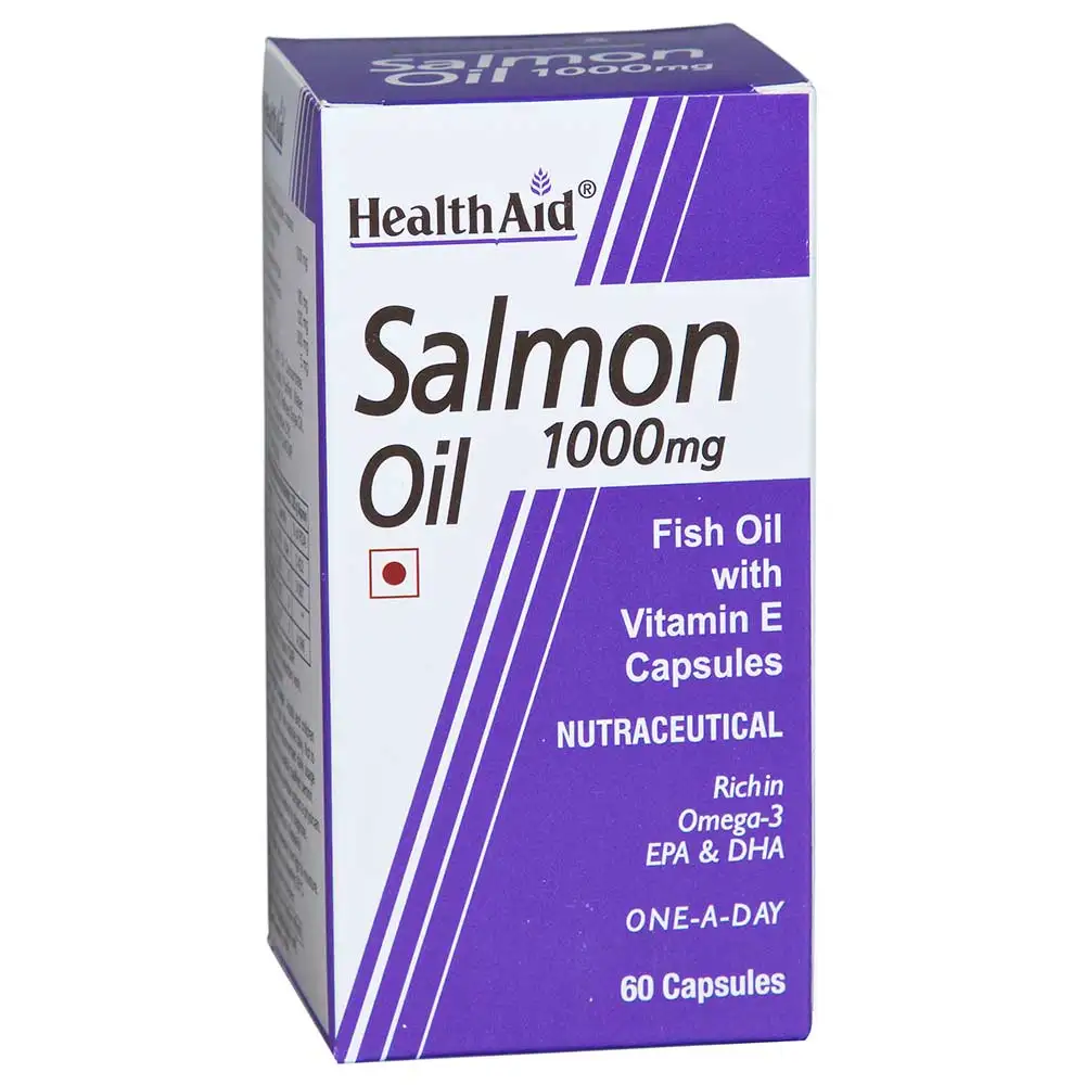 HealthAid Salmon Oil (1000 mg),  60 capsules