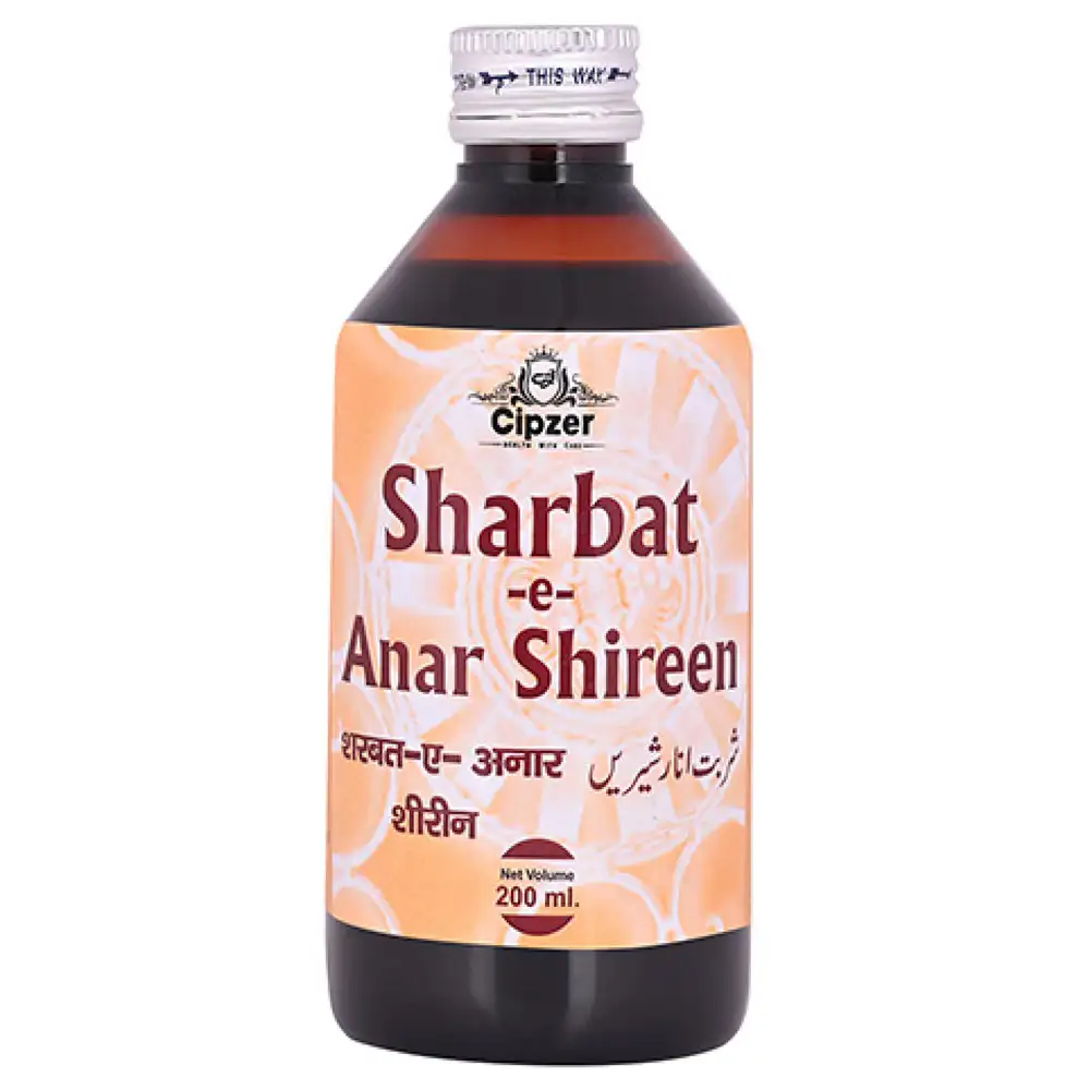 Cipzer Sharbat-E-Anar Shireen,  Unflavoured  200 ml