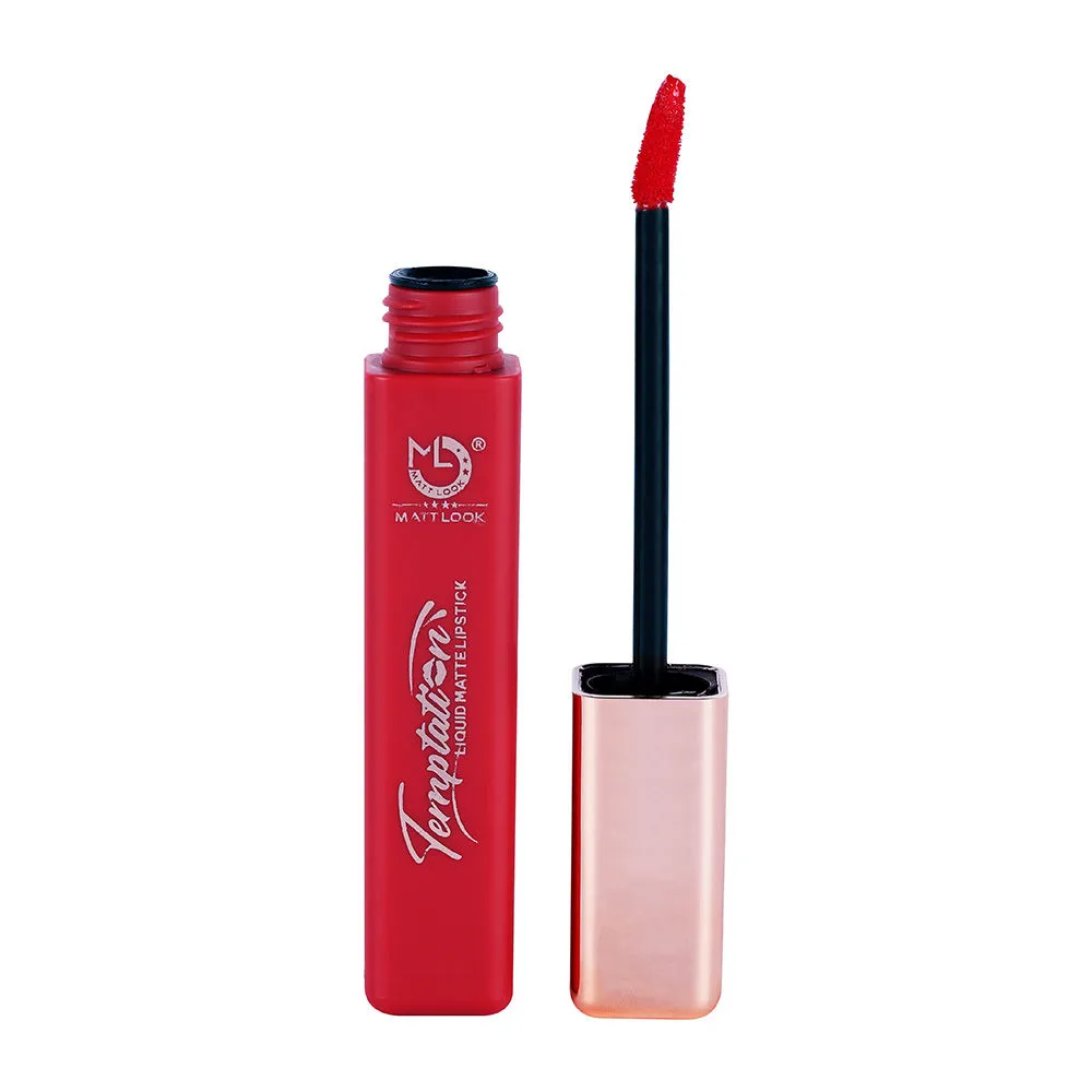 Matt look Lip Makeup Temptation Liquid Matte Lipstick - Cherryv Berry