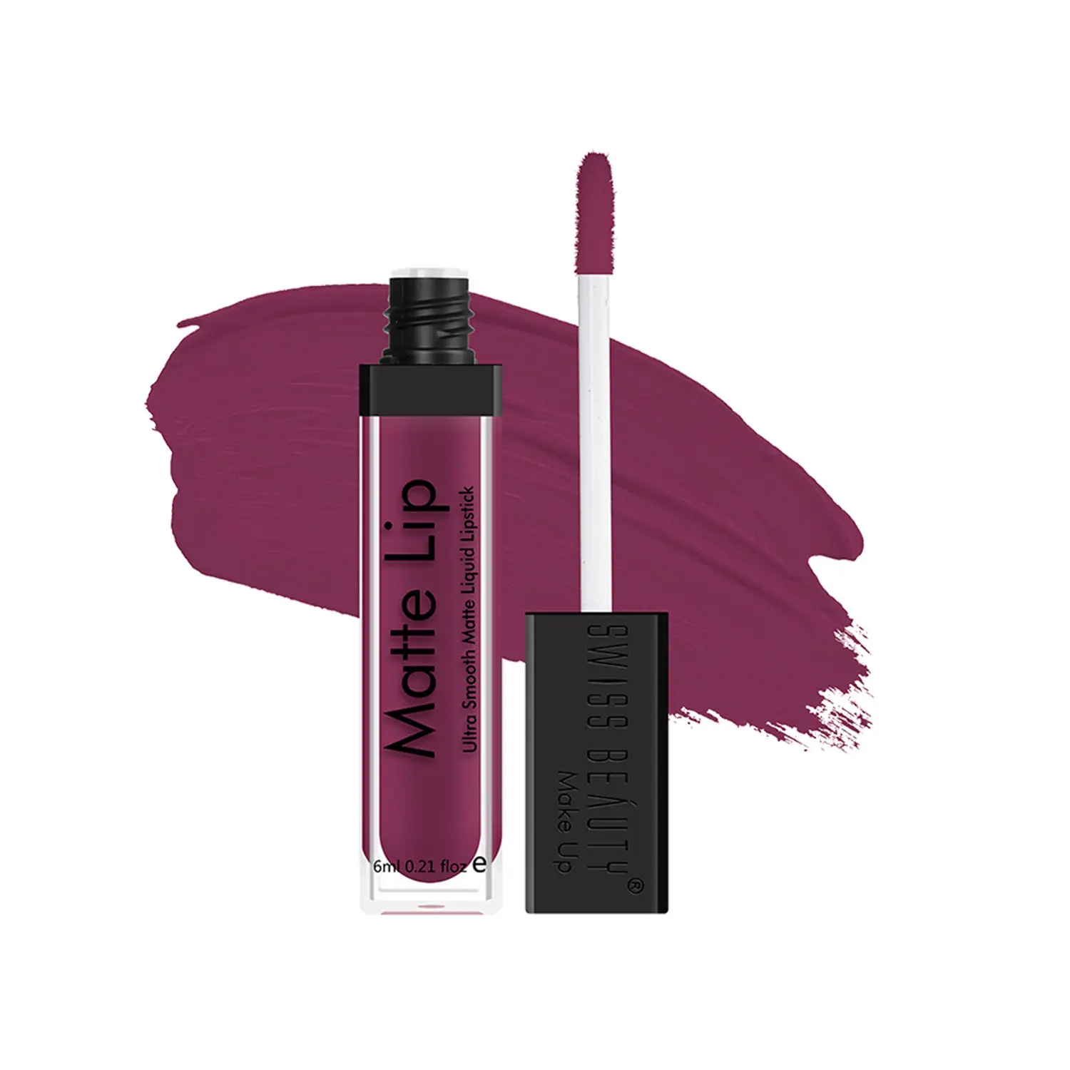 Swiss Beauty Ultra Smooth Matte Lip Liquid Lipstick 32 Big Berry (6 ml)