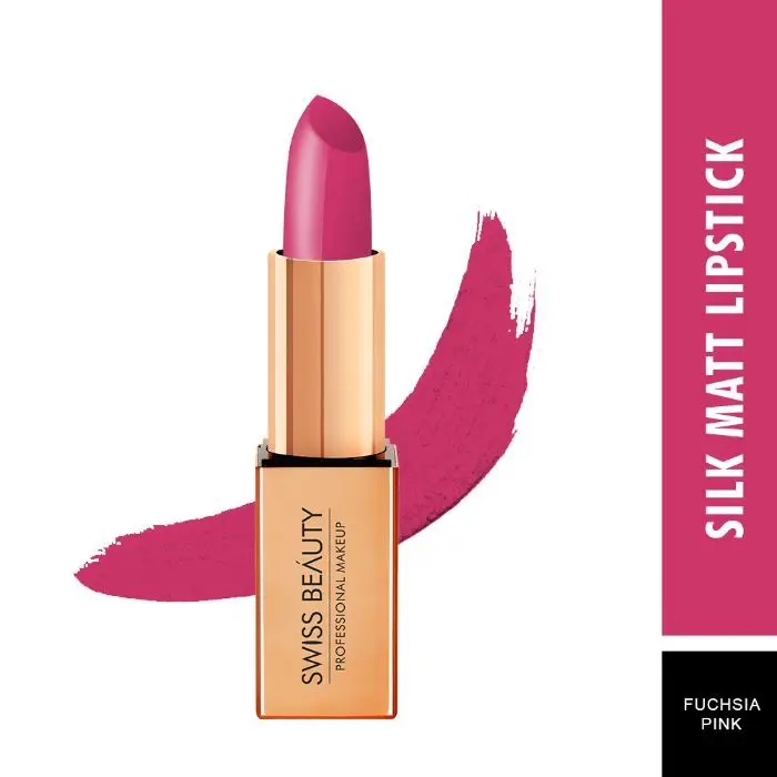 Swiss Beauty - Matte Lipstick 5 Fuschsia Pink (3.5 g)