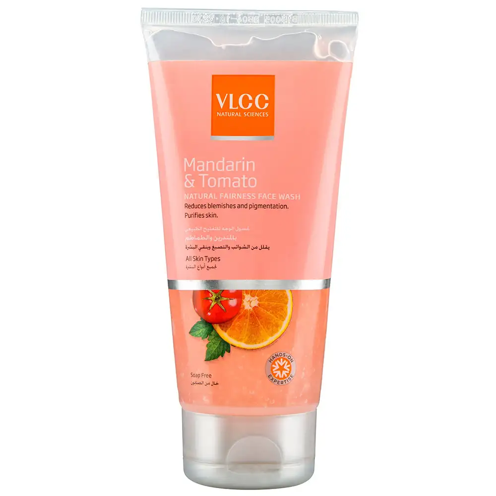 VLCC Natural Fairness Face Wash,  175 ml  Mandarin & Tomato