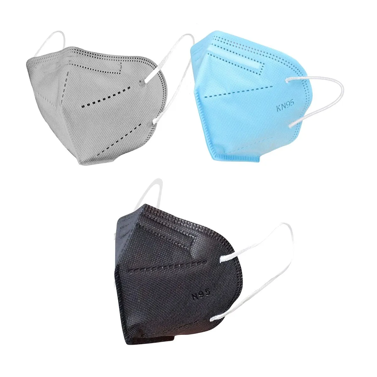 OOMPH Pack of 3 Kn95/N95 Anti-Pollution Reusable 5-Layer Mask