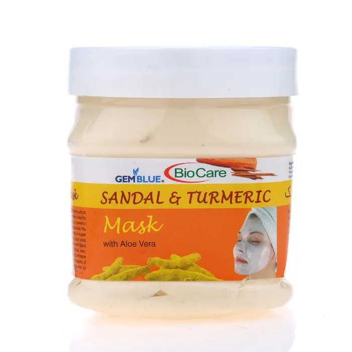 GEMBLUE BioCare Sandal & Turmeric Face Mask