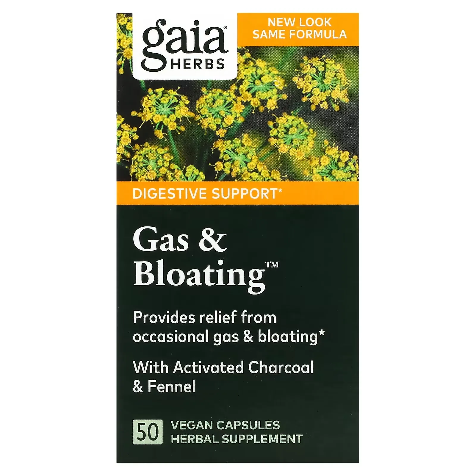 Gas & Bloating, 50 Vegan Capsules