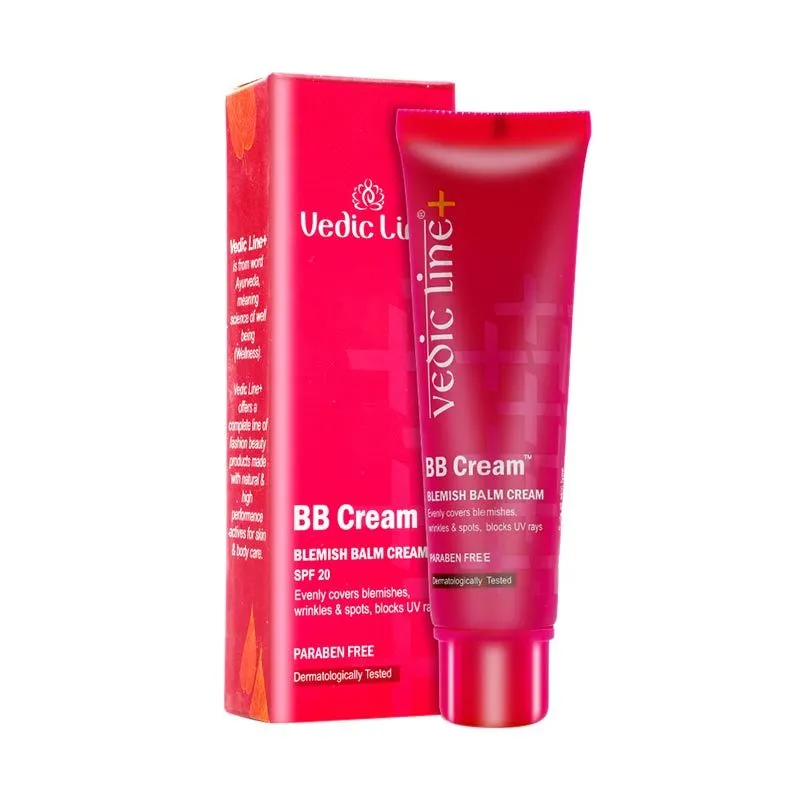 Vedic Line BB Cream Blemish Balm Cream SPF 20 PARABEN FREE