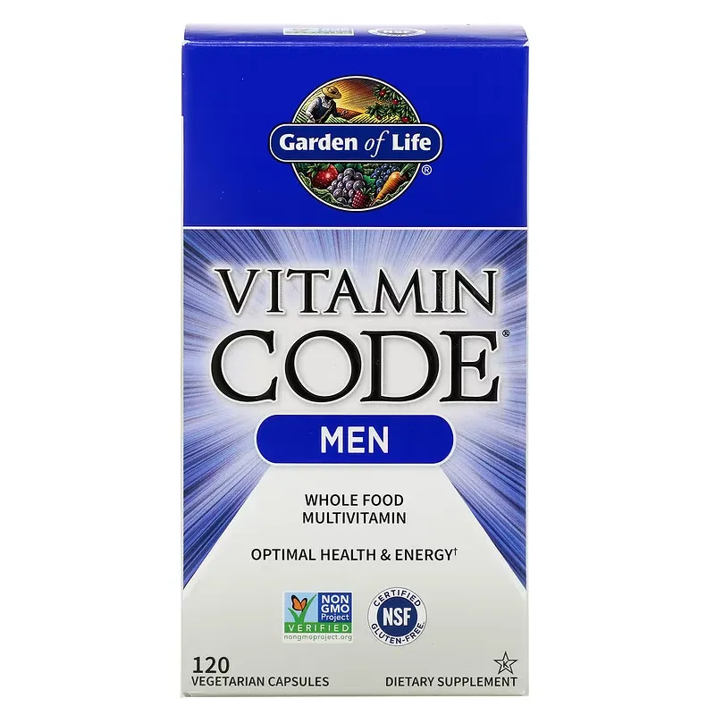 Vitamin Code, Whole Food Multivitamin for Men, 120 Vegetarian Capsules