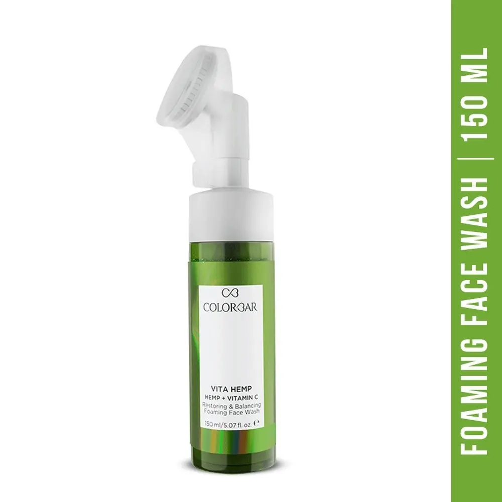 Colorbar Hemp + Vitamin C Restoring & Balancing Foaming Face Wash